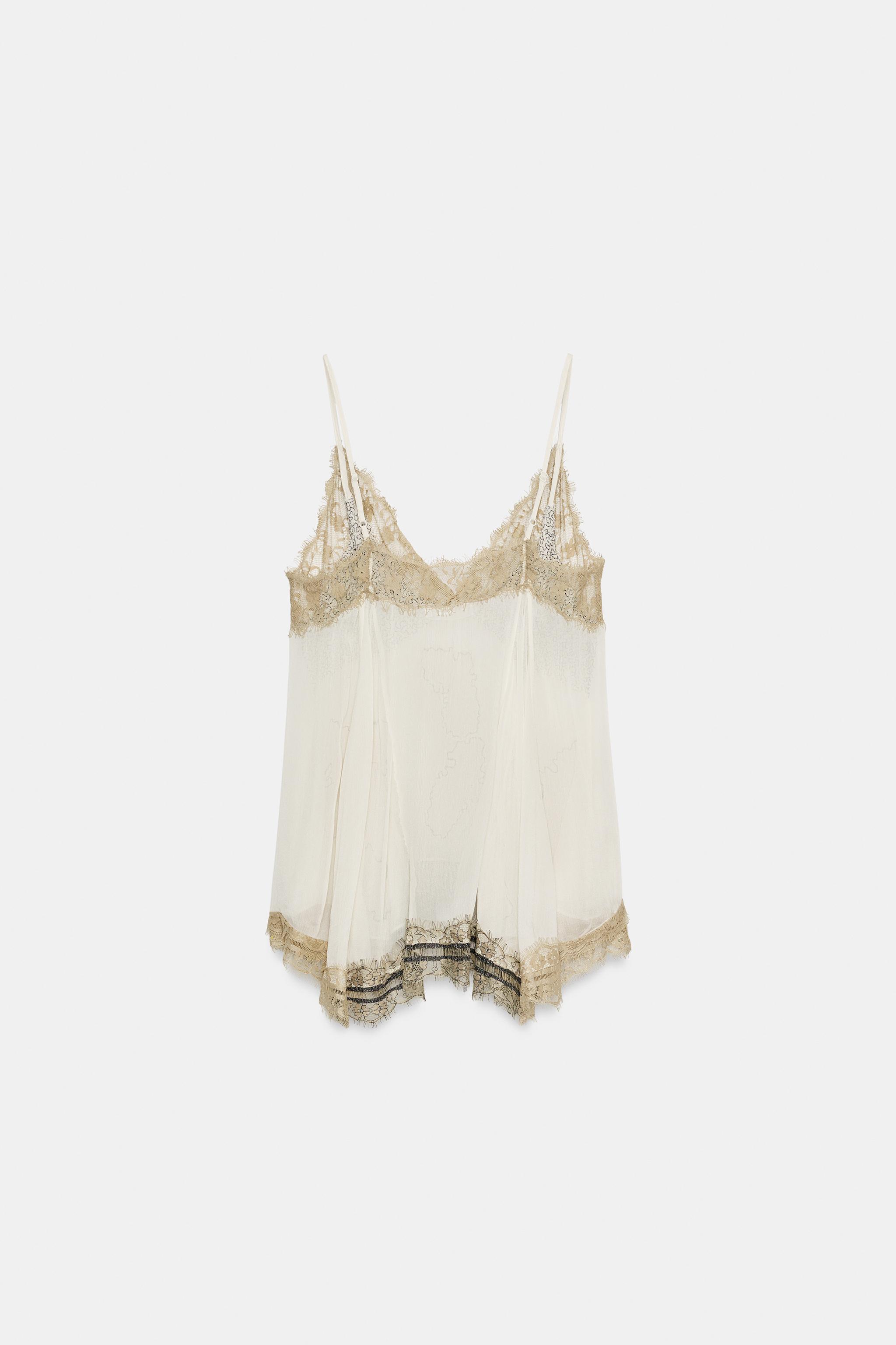 ZW COLLECTION EMBROIDERED CAMISOLE TOP